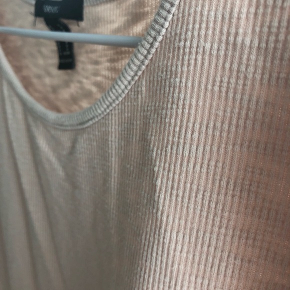 Adorable cream/beige ribbed babydoll dress/top - Picture 6 of 10